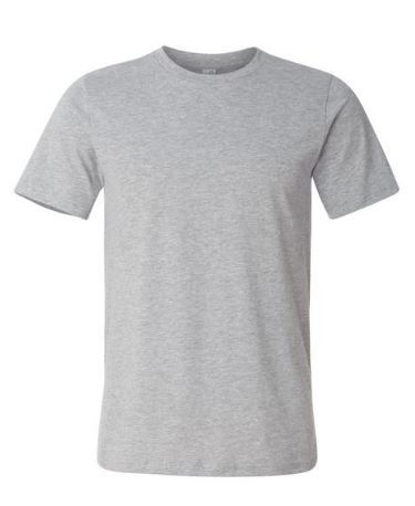 Mens Grey Color Super Combed T-Shirt - 100% Cotton, Sizes S-XL, Half Sleeve, Plain Pattern, Versatile for All Seasons | Ideal for Casual Wear