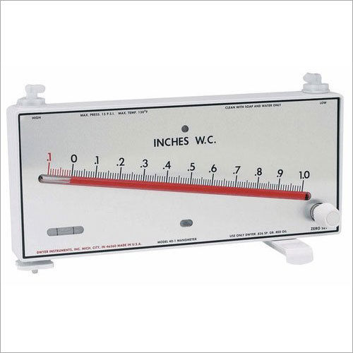 Stainless Steel Inclined Manometer