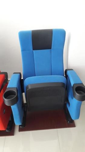Fabric Blue Color Theater Chair