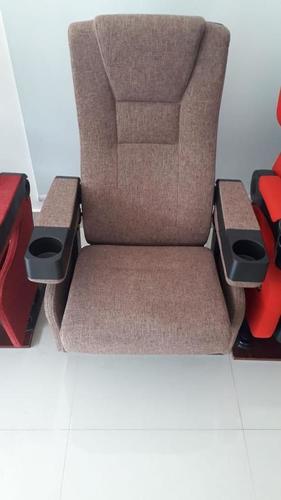 Theater Chair - Fabric & Plastic with Iron Frame | Ergonomic Design for Comfort and Durability