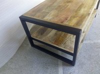 Industrial Wooden Coffee Table