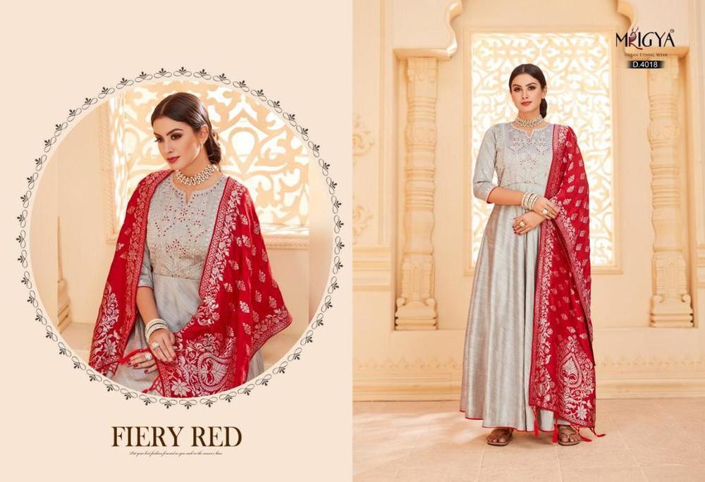 Anarkali Banarasi Dupatta Suits