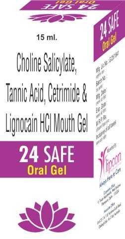 24 Safe Oral Gel By FLIPCON PHARMACEUTICALS LLP