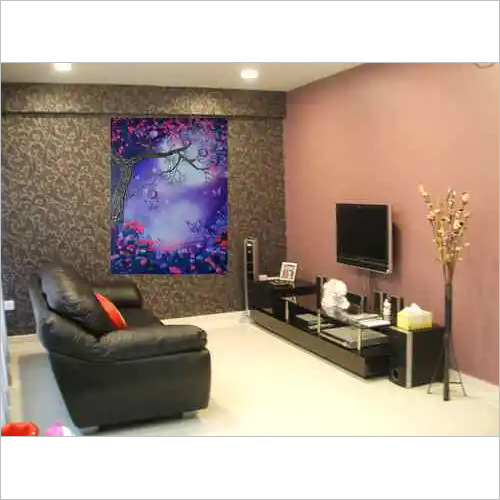 Multi Color Blue Tree With Handmade