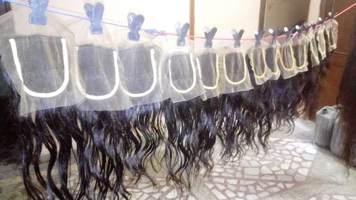 Human Hair Closure - 4x4 Size, 10 Inch Wavy Style | Natural Color, Remy Indian Hair, 100% Money Back Guarantee