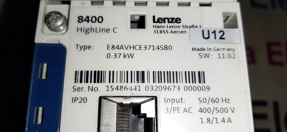 LENZE SERVO DRIVE E84AVHCE3714SB0