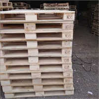 Heat Treated Pallet - Wooden, 2-way Entry, Brown Color | Lightweight, Crack Resistant, Custom Made, Double Faced, Flexible Load Capacity 100-300