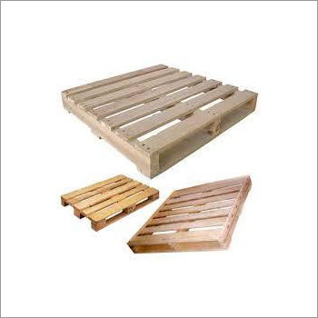 Wooden Crate - Load Capacity 100-500, Custom Size Available - Brown Sturdy Wooden Pallet