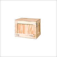 Cargo Wooden Box - Color: Yellow