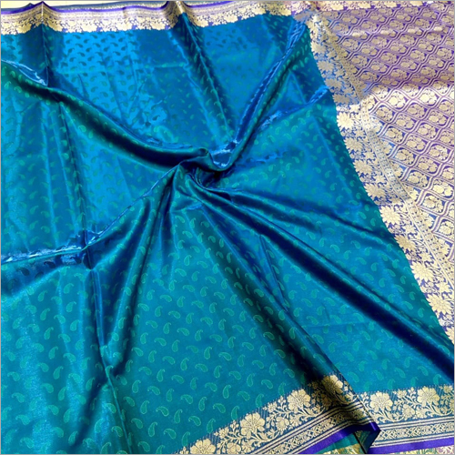 Ladies Designer Banarasi Silk Saree - Silk Fabric Printed Pattern Available in All Colors and Sizes
