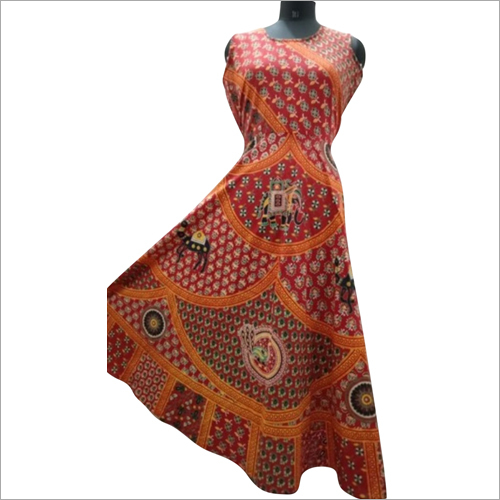 Available In All Colors As Per Client Request Ladies Cut Sleeve Printed Kurtis