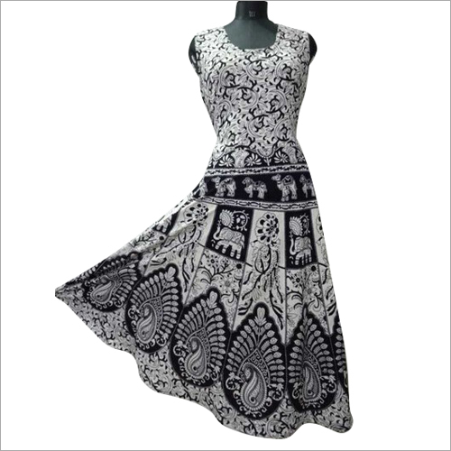 Available In All Colors As Per Client Request Ladies Anarkali Cotton Printed Kurtis