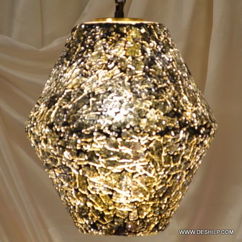 Antique Glass Wall Hanging Lamp