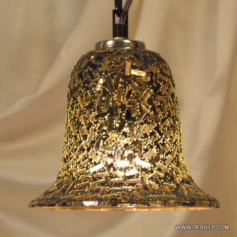 AuroraSilver Glass Decor Hanging
