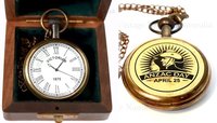 Platinum Pocket Watch A   Anzac Day