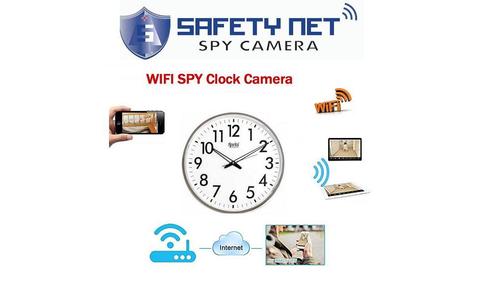 Spy Camera Wallclock Application: Indoor