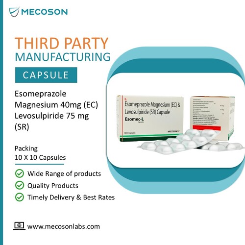 Esomeprazole 40mg + Levosulpiride 30mg Cap.
