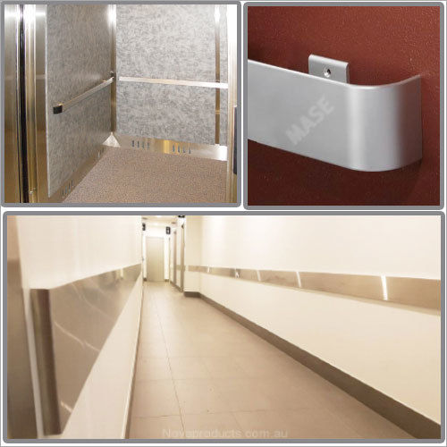 Stainless steel wall guard