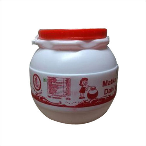 White 5 Kg Printed Hdpe Jars