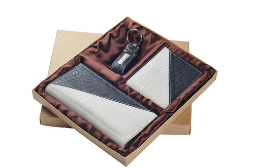 Plated Leather Gift Set