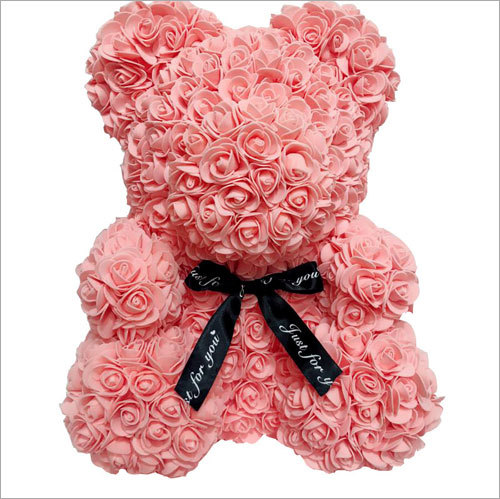 Anniversary Gift 40cm PE Foam Flower Rose Bear