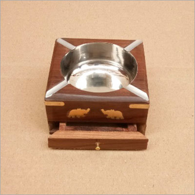 Designer Sheesham Wood Ash Tray