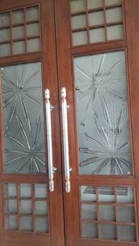 Decorative Door Art Glass - Laminated, 20 Mm Thickness, Transparent | Hollow, Flat, Heat Reflective Coated Glass For Cabinet, Door & Window Usage