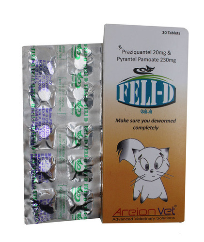 FELI-D-PRAZIQUANTAL 20MG + PYRANTEL E