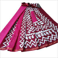 Ladies Bagru Silk Saree