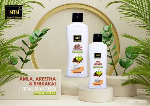 Amla Aritha Shikakai With Aloe Vera Herbal Shampoo