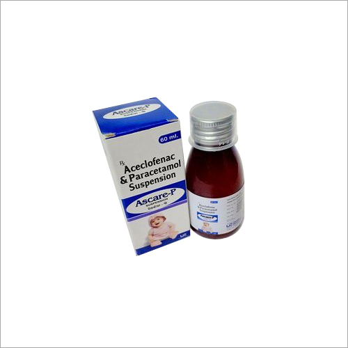 Aceclofenac 50mg & Paracetamol 125 mg Suspension