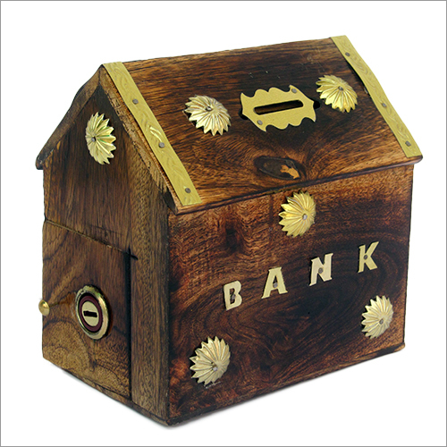 Wooden Money Bank
