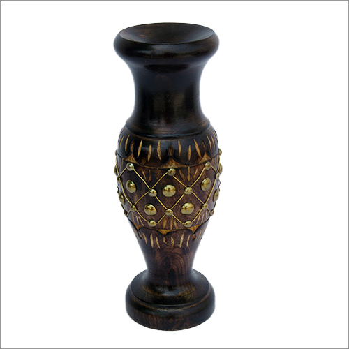 Wood Wooden Flower Vase