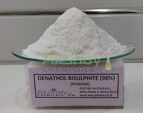 OENANTHOL SODIUM BISULPHITE 98  By AKSHAY CHEMICALS