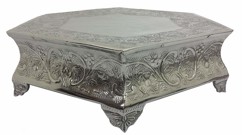 Aluminum Wedding Cake Stand Hexagonal Shape
