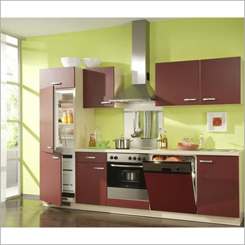 Designer Modular Kitchen - Aluminum and Wood Build | Customizable Easy to Clean Water Resistant Includes Corner Basket Drawers High Basket Kitchen Rack