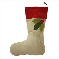 Christmas Stocking - Printed Design | Washable, Knee Length, Made From Other Materials