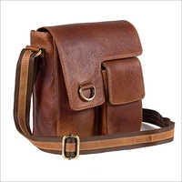 Leather Messenger Bag