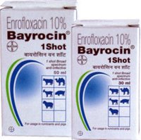 BAYROCIN 1 SHOT 30ML-ENROFLOXACIN 100MG+BENZYL ALCH