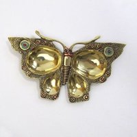Solid Brass Butterfly Tray