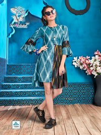 Designer Handloom Cotton Ikkat tunics
