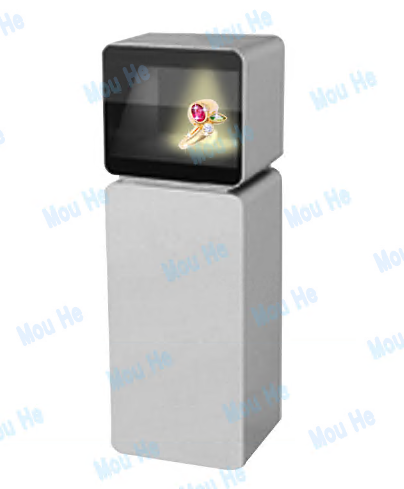 79inch 180 Degree Interactive Single Sided Hologram Display - Sheet Metal, 79 Inches, 1920x1080 Resolution, Versatile Use