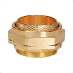 Golden Industrial Brass Cable Gland