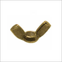 Brass Wing Nut - Polished Finish, Available In Various Sizes | Durable Wing Shape For Industrial Applications