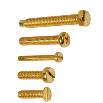 Golden Brass Hex Head Screw