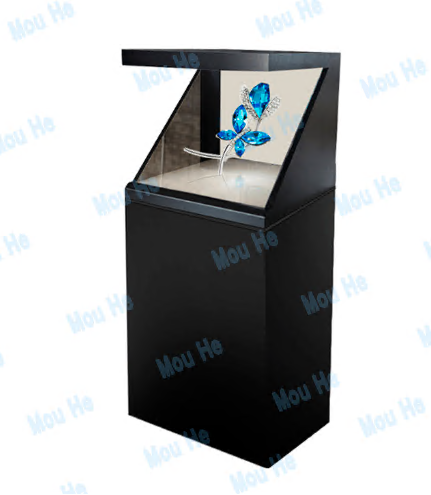 80inch 180 degree interactive single sided hologram display
