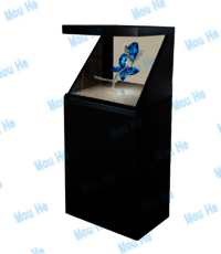 80inch 180 degree interactive single sided hologram display