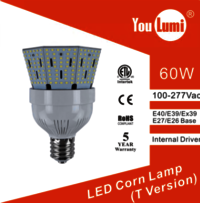 LED HID Post Top Retrofit Lamp 60W 130LM/W T Version corn light