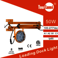 LED Loading Dock Light 50W Double Arms 120LM/W 360 °