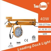 LED Loading Dock Light 40W Double Arms 110LM/W 360 °